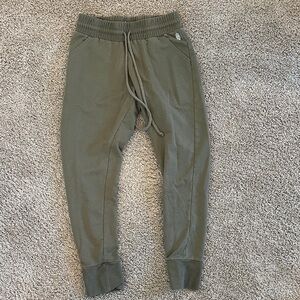 FP Movement by Free People Olive Green Drawstring Joggers